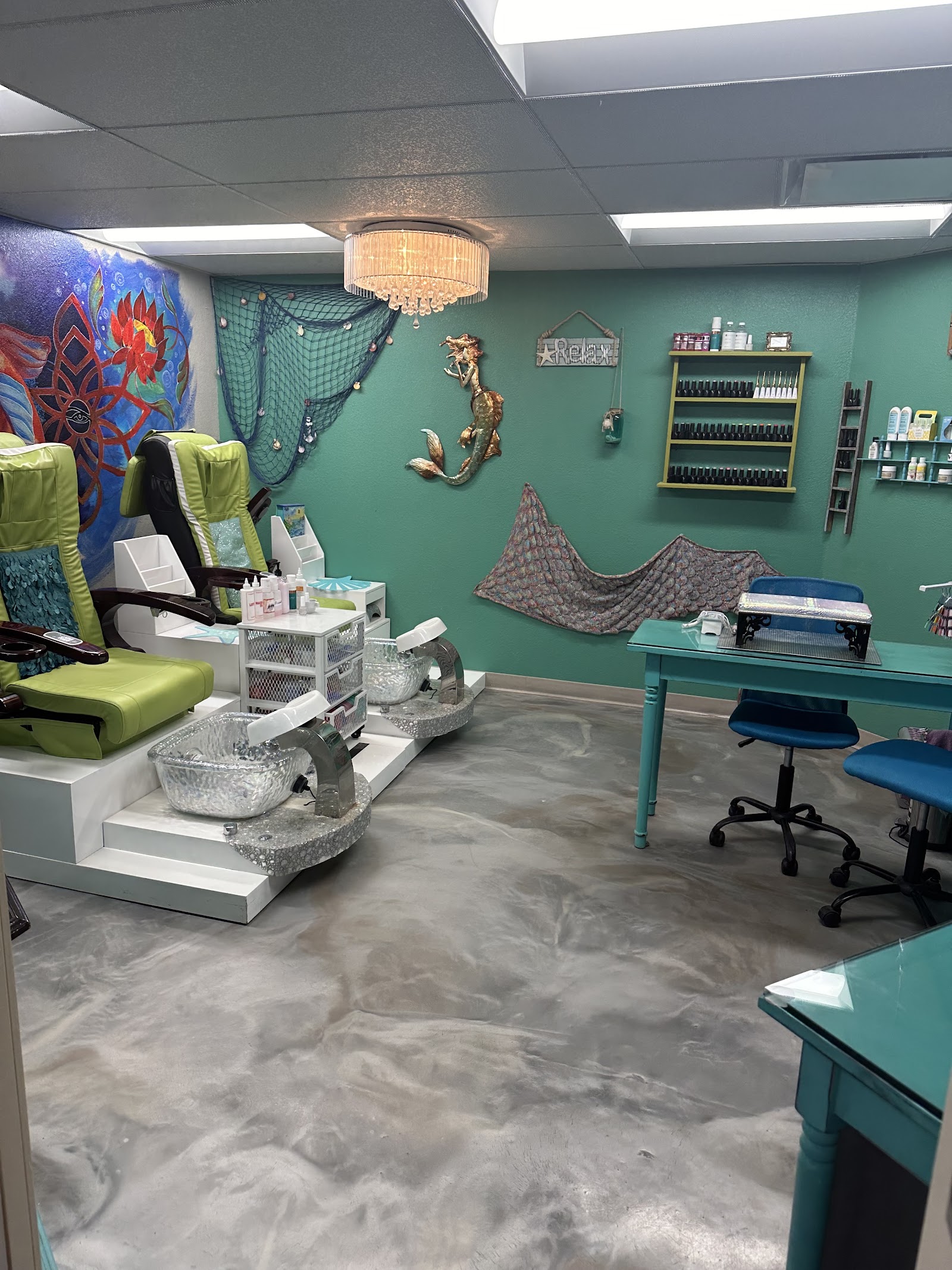 Stellar Styles Salon nail work in Monument, Colorado